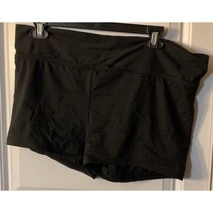 Mossimo Supply Co. Womens Black Swim Shorts Size XL